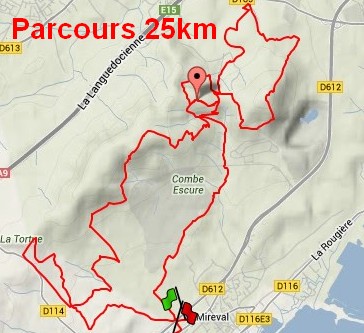 Parcours 25 km